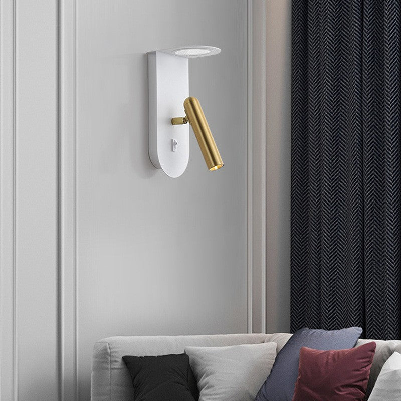 Rotatable LED Wall Lamp with Dual Switch