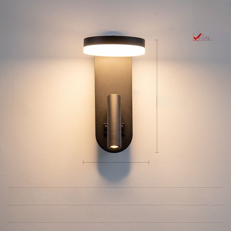 Rotatable LED Wall Lamp with Dual Switch