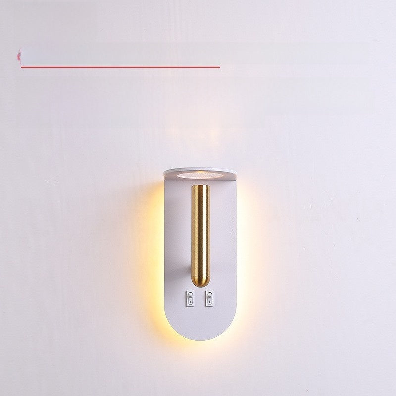 Rotatable LED Wall Lamp with Dual Switch