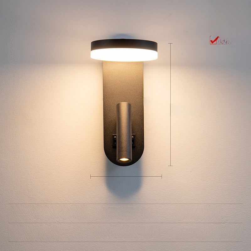 Rotatable LED Wall Lamp with Dual Switch