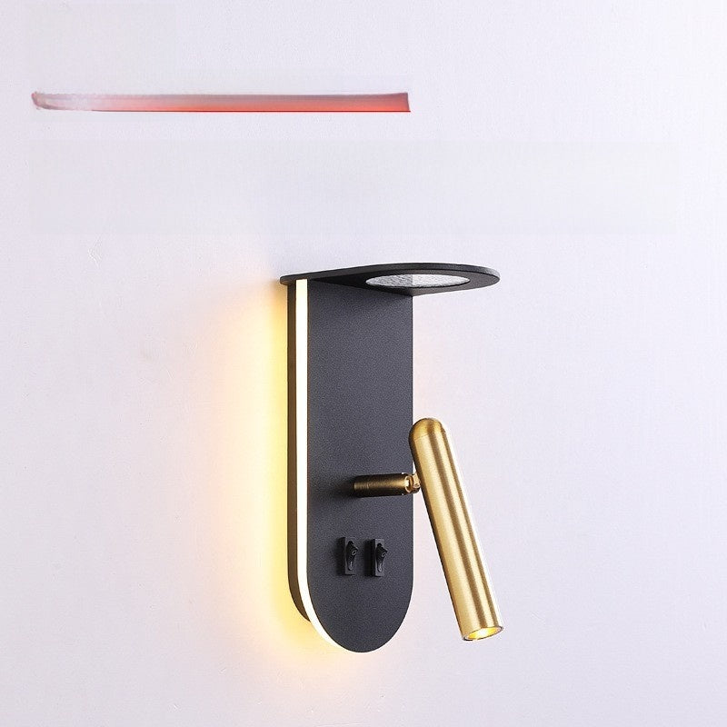 Rotatable LED Wall Lamp with Dual Switch